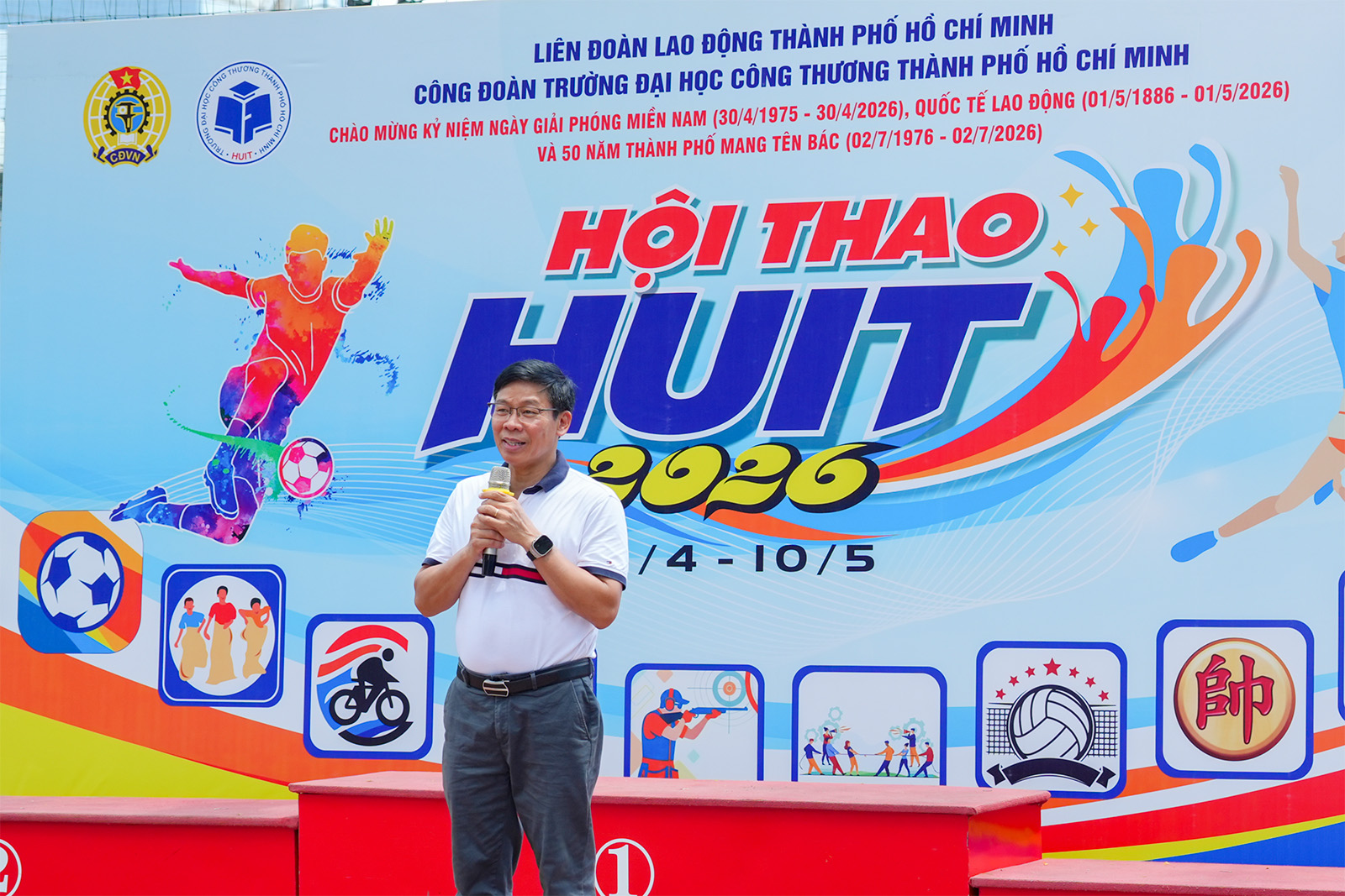 Bế mạc Hội thao Công đoàn Trường Đại học Công Thương TP.HCM năm 2026