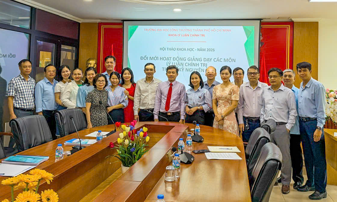 Khoa Lý luận chính trị đã tổ chức thành công Hội thảo khoa học cấp Khoa năm học 2025 - 2026